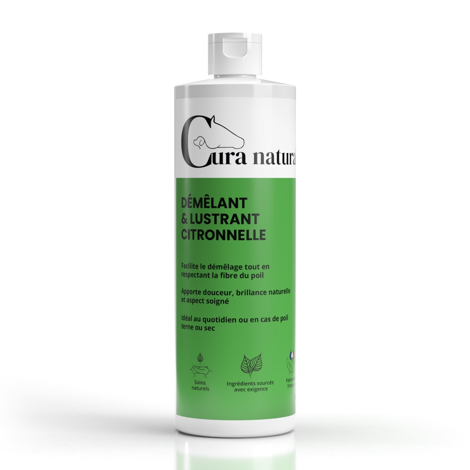 Recharge de démêlant et lustrant Citronnelle Cura naturale pour chien