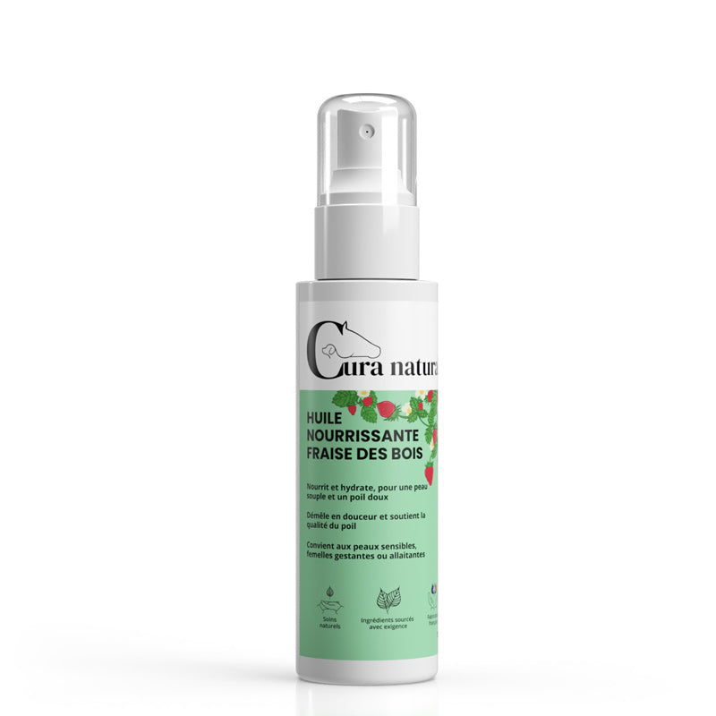 Flacon de huile nourrissante - fraise des bois Cura naturale