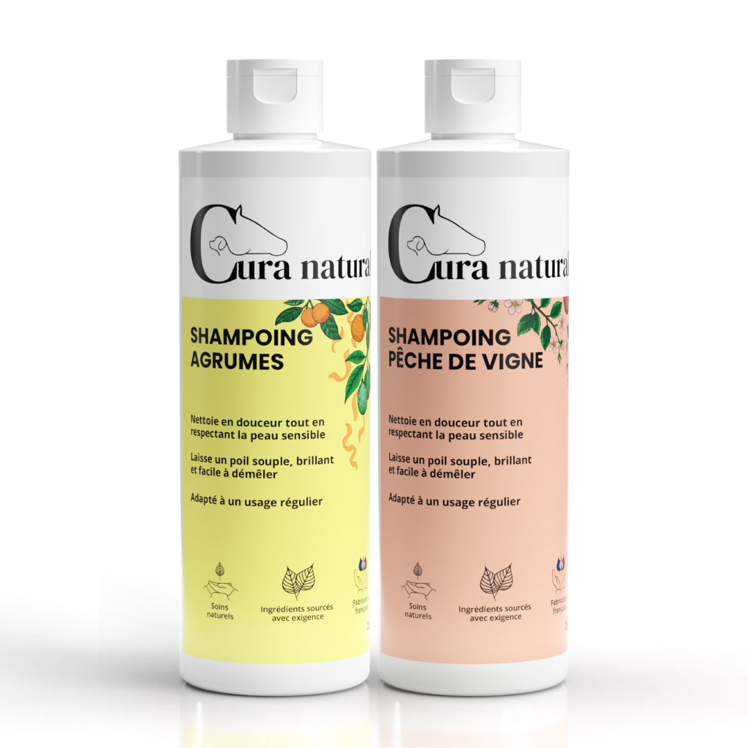 Shampoing - édition été agrumes et pêche de vigne - Cura naturale