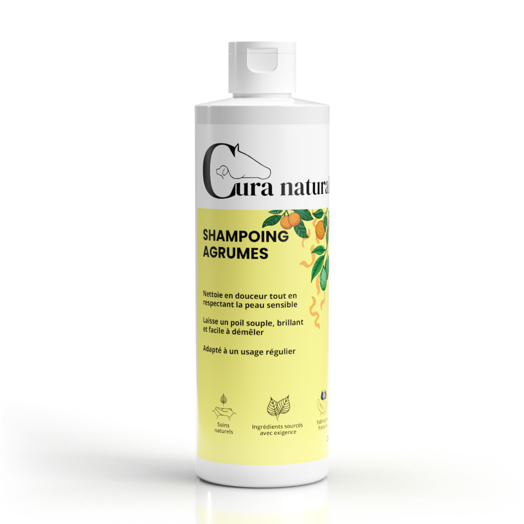 Shampoing - flacon 250 ml parfum agrumes été - Cura naturale