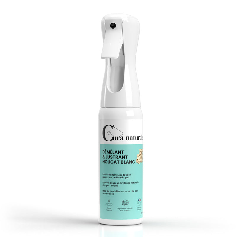 Mock up démêlant & lustrant nougat blanc