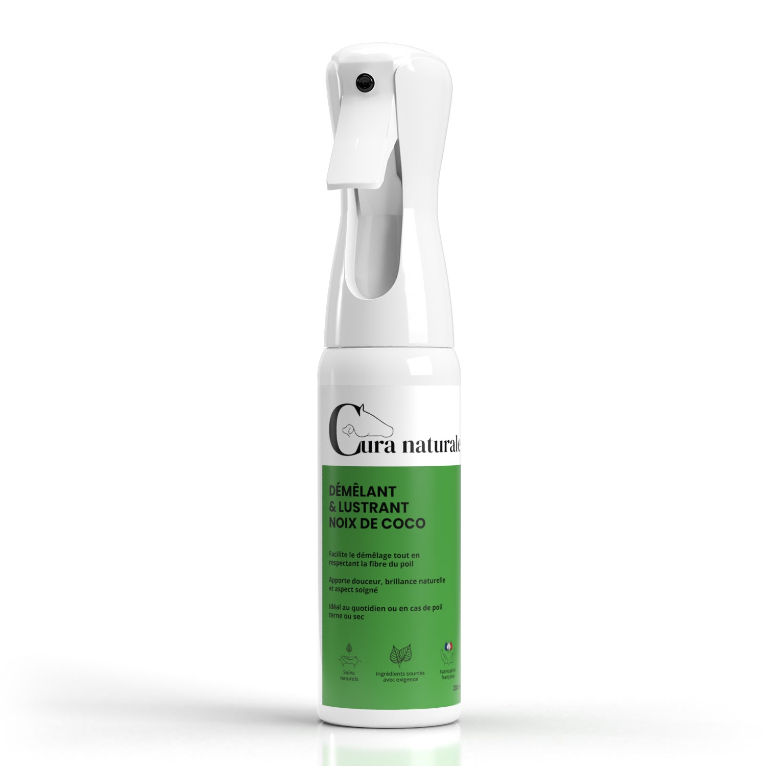 Mock up Démêlant & lustrant noix de coco