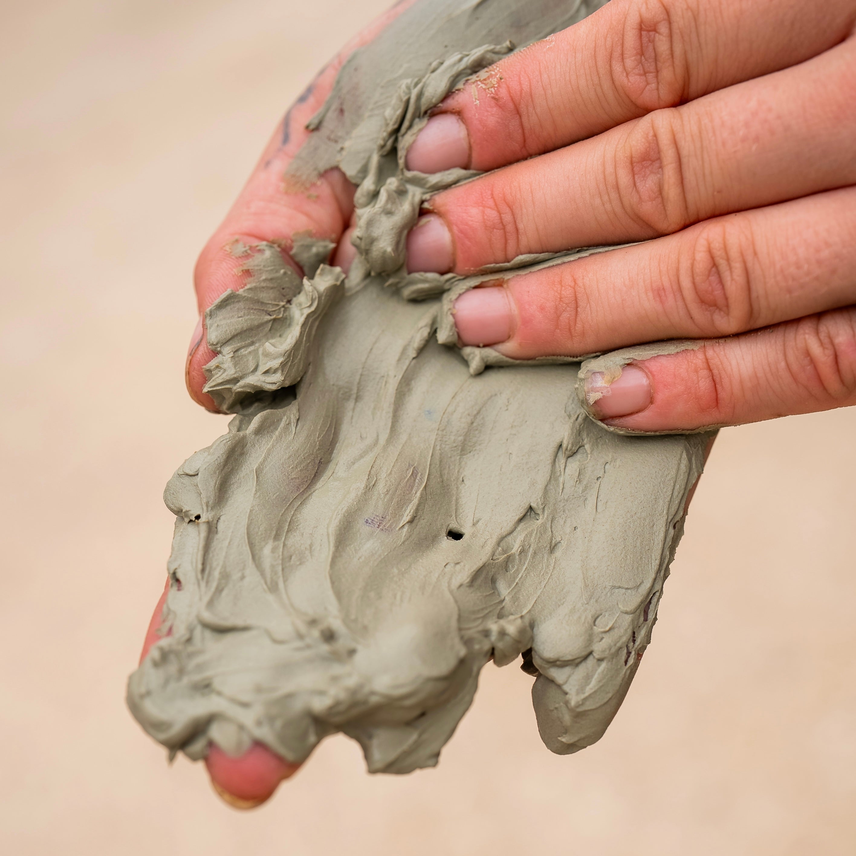 Clay muscle comfort horse texture