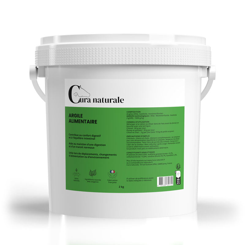 Seau argile alimentaire