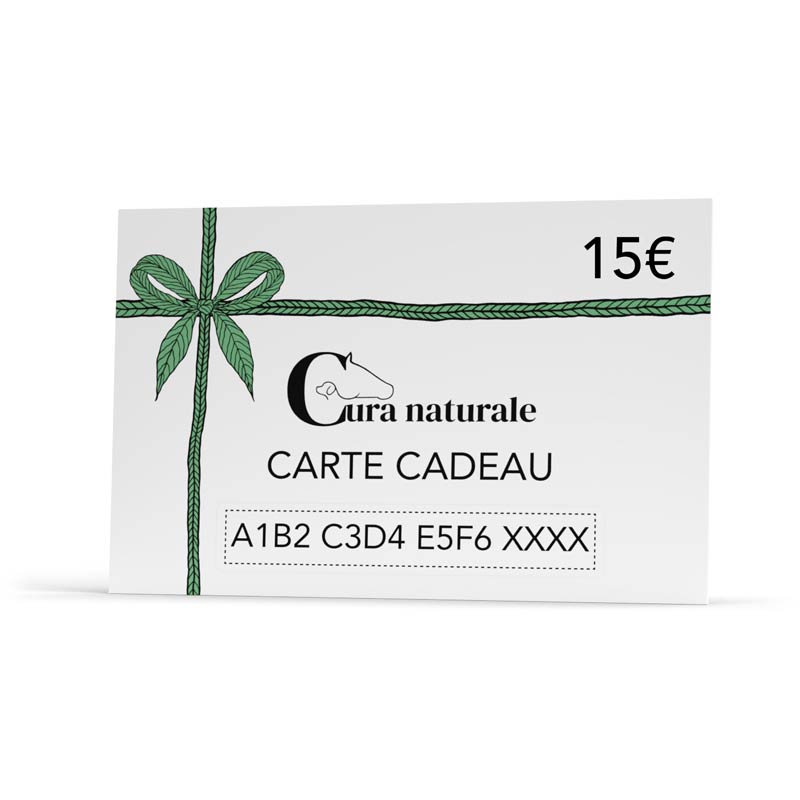 Mock-up carte cadeau Cura naturale