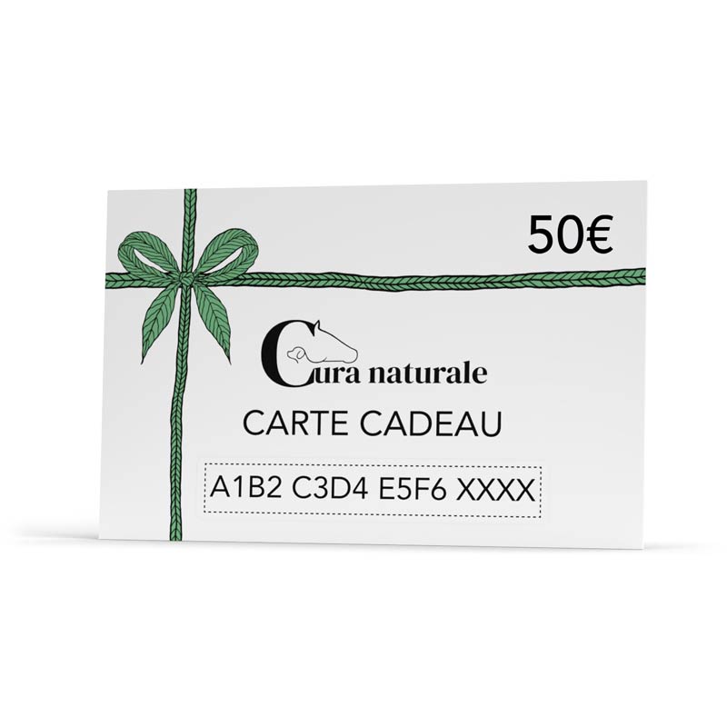 Mock-up carte cadeau Cura naturale