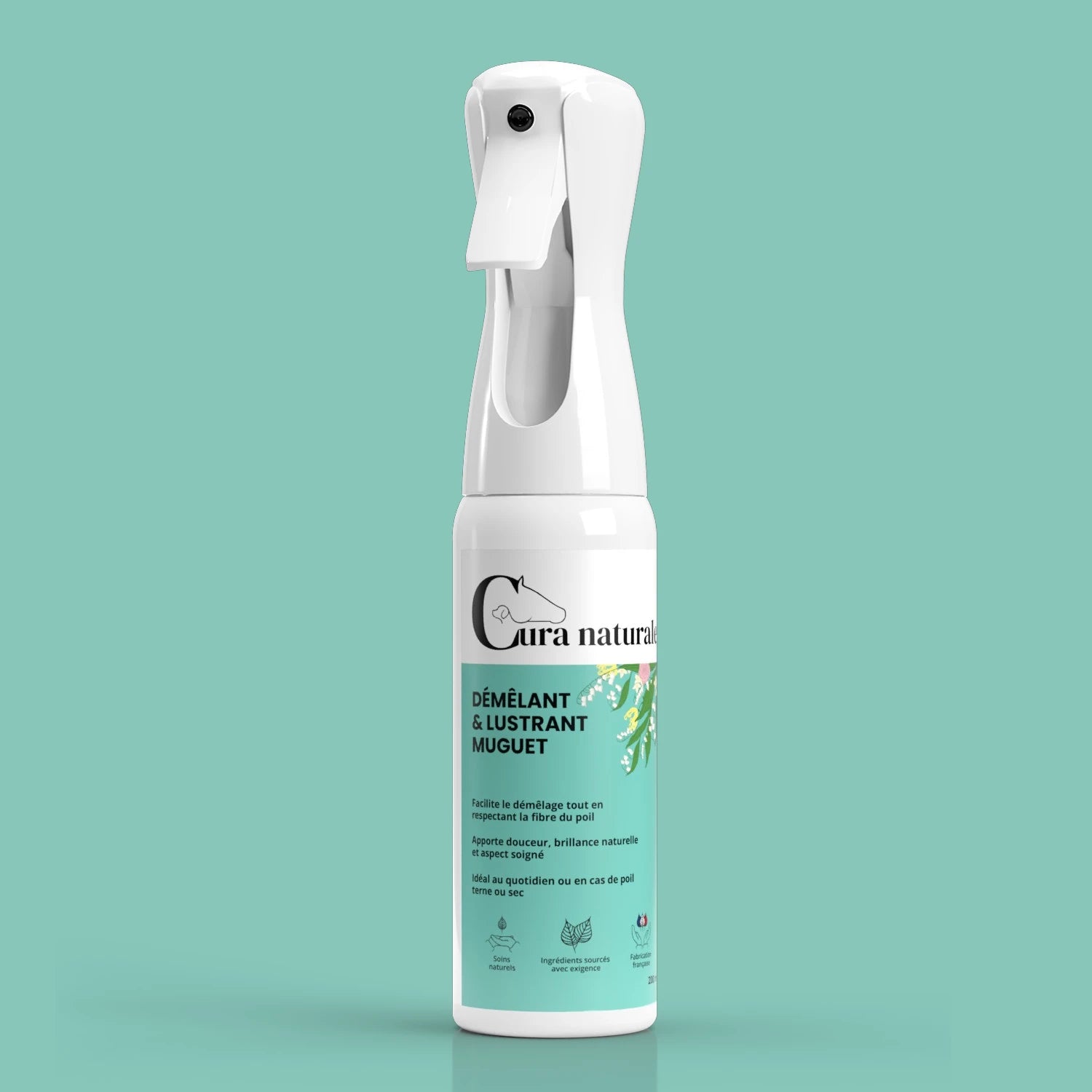 Démêlant lustrant muguet - Flacon - Cura naturale