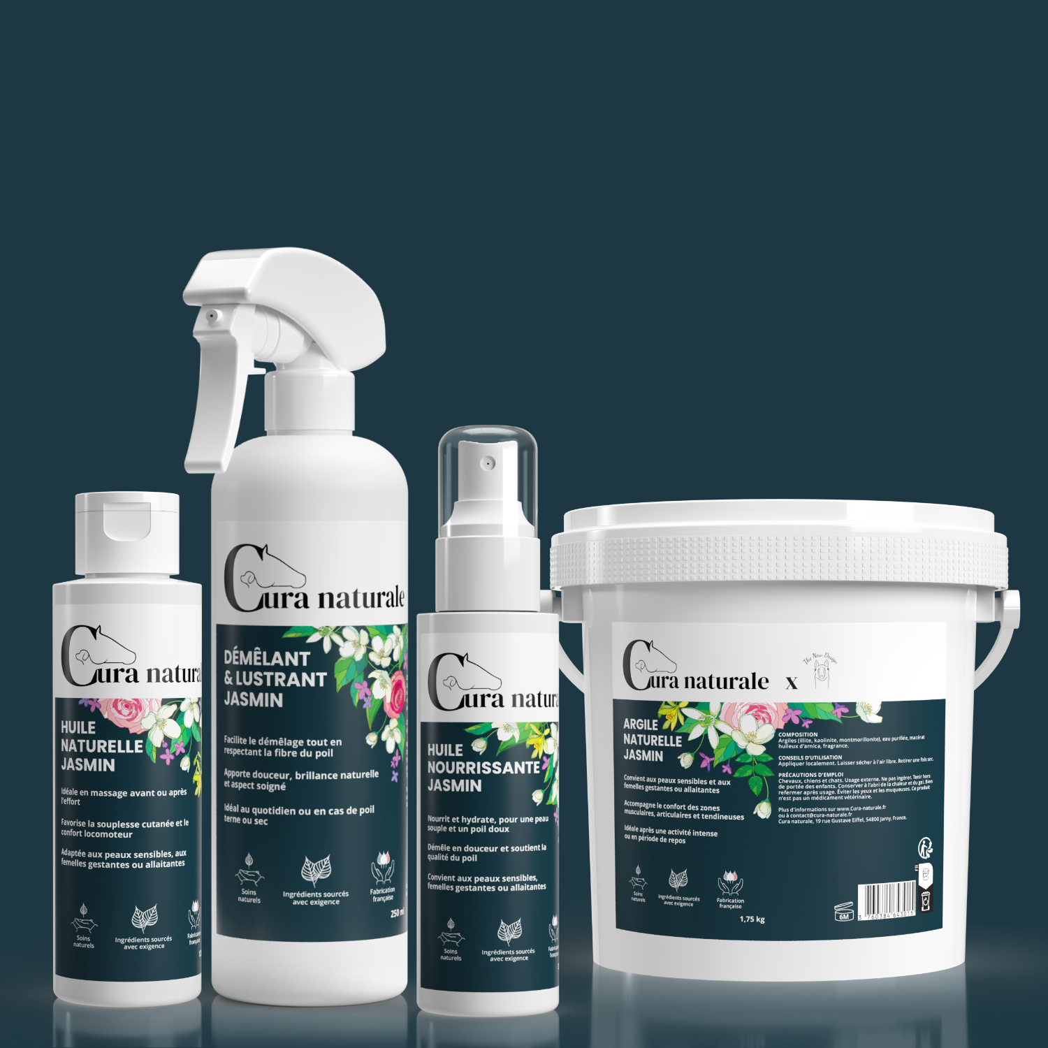 Coffret jasmin The New Design - les 4 soins naturels de l'édition limitée - Cura naturale