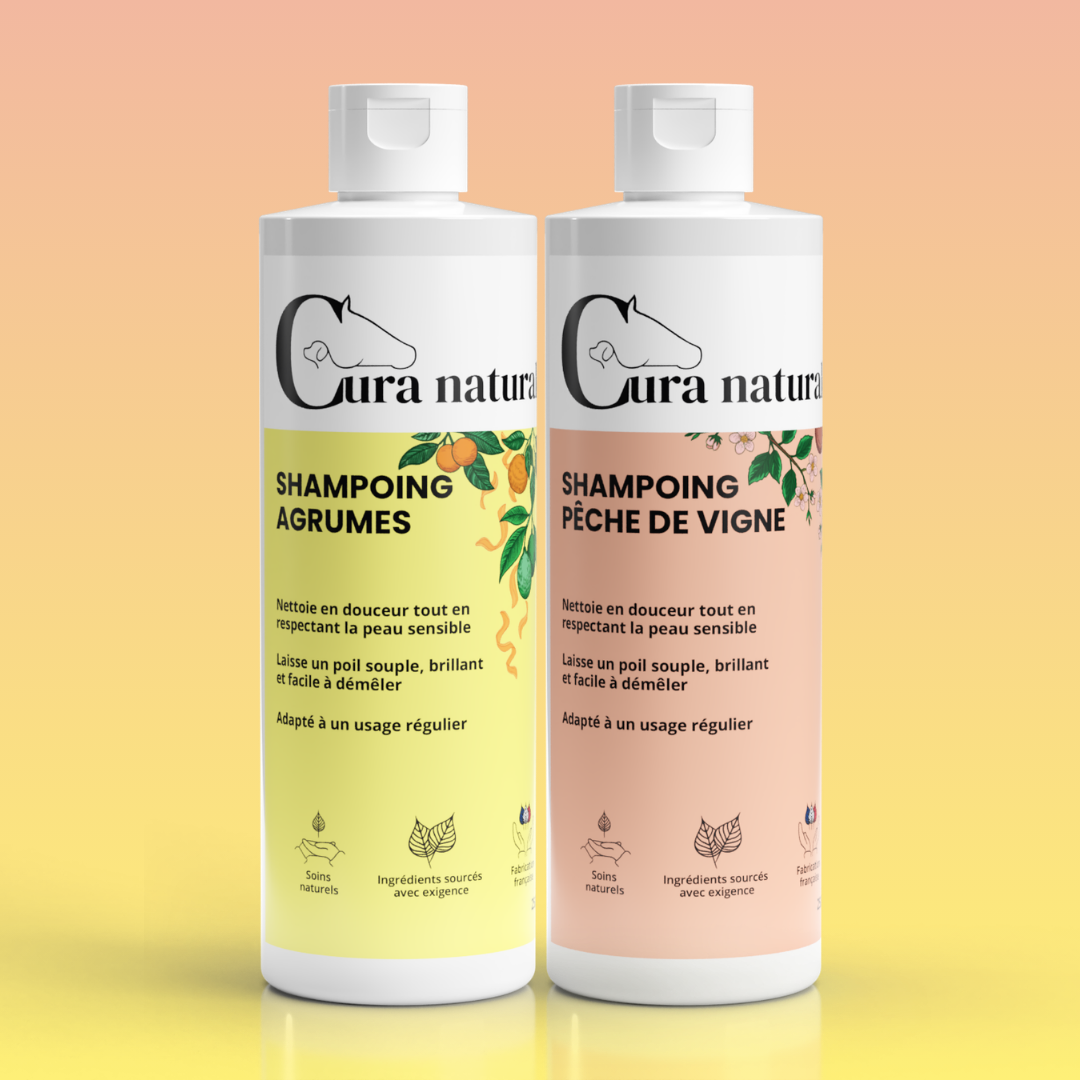 Shampoing - édition été agrumes et pêche de vigne - Cura naturale