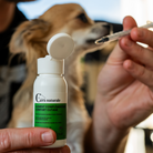 Aliment complémentaire confort cutané chien - flacon et seringue doseuse - Cura naturale