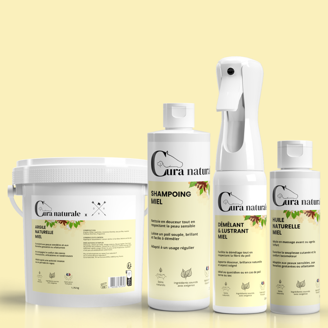 Coffret DWH Miel soin naturel - vue complète du coffret - Cura naturale