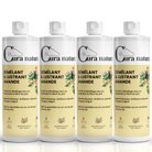 Quatre recharges 500 ml de Démêlant et lustrant Amande pour chat Cura naturale