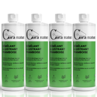 Quatre recharges 500 ml de Démêlant et lustrant Framboise pour chien Cura naturale