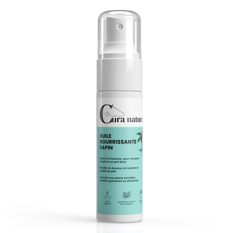 Mock up huile nourrissante sapin