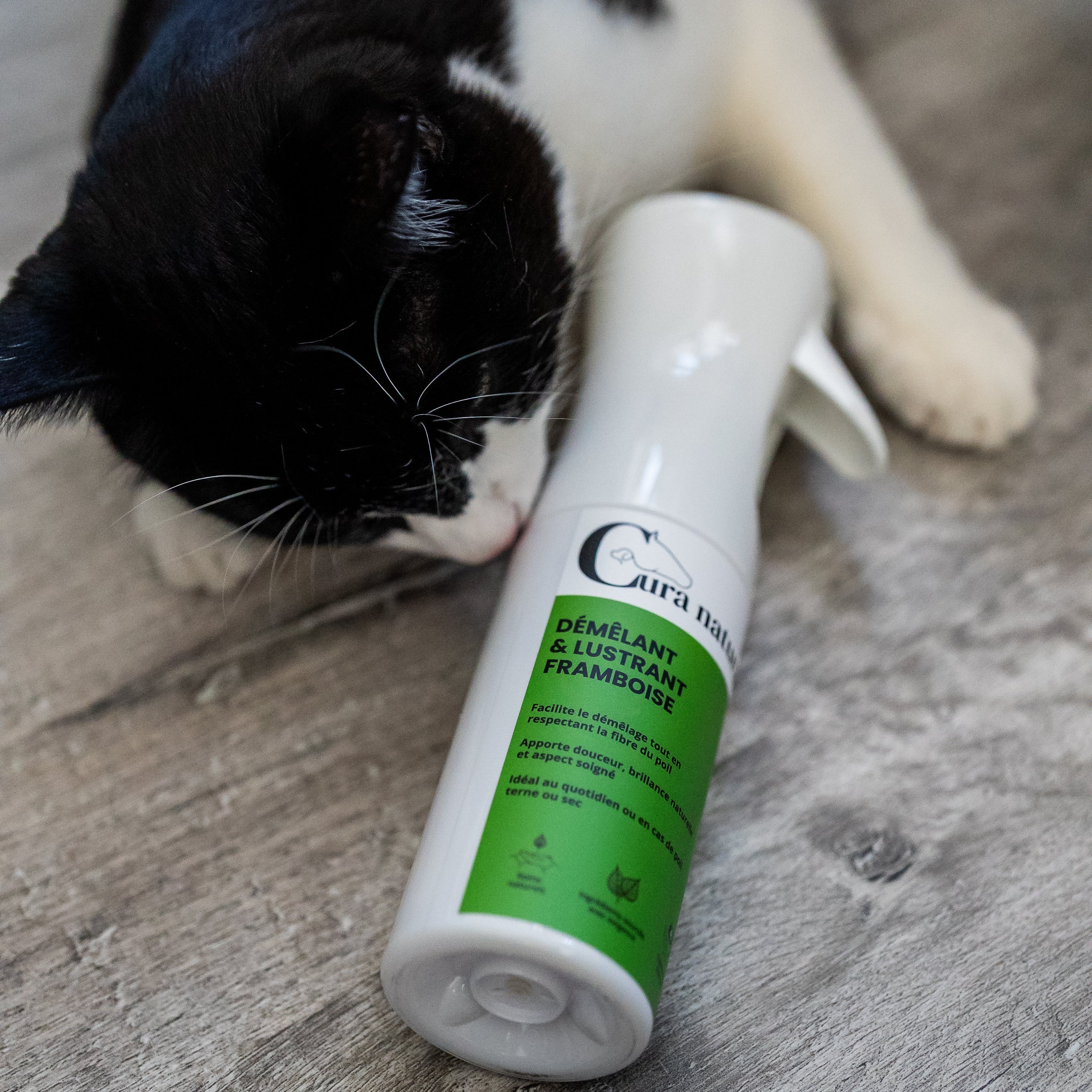 Démêlant & lustrant chat packaging