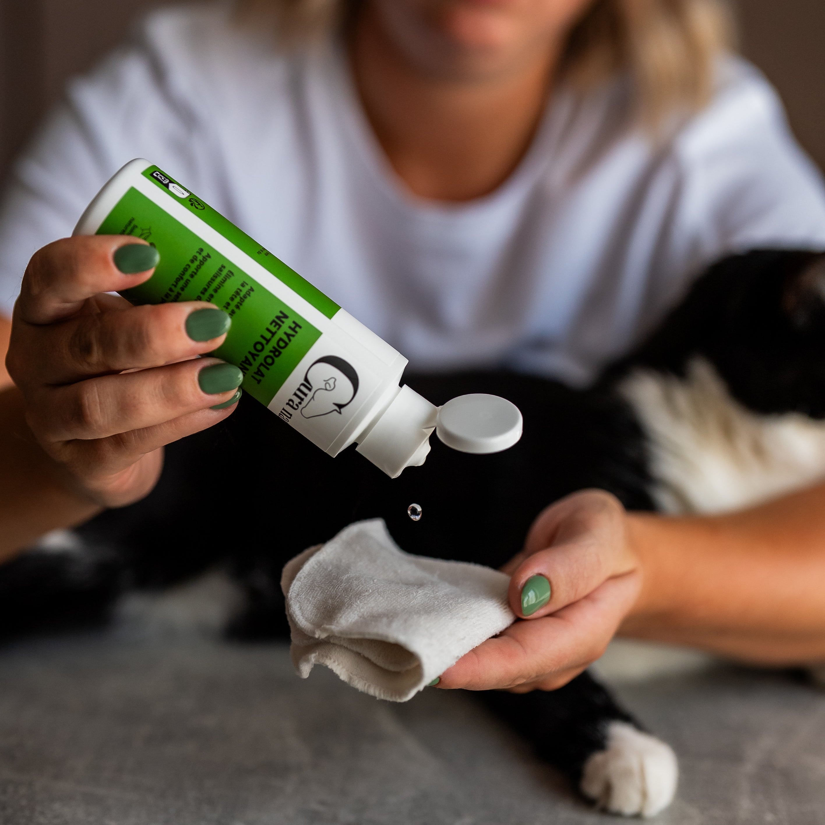 Hydrolat nettoyant chat packaging