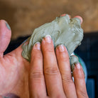 Argile sabots sensibles texture